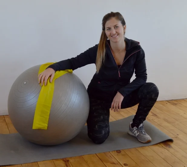 Instructora pilates, gimnasia para embarazadas, esferodinamia, Magdalena Rigo